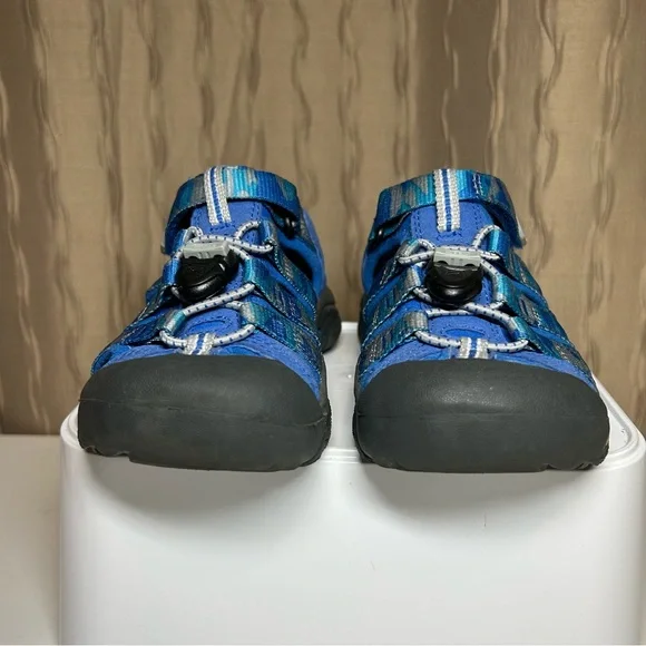 Keen Newport H2 Toddler Boy 12 Closed Toe Blue Gray Camo Black Waterproof - Picture 8 of 14